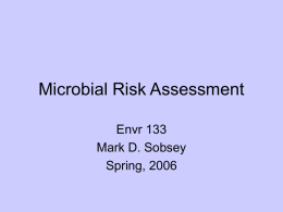 Environmental Health for Microbial Agents