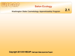 3 salon ecology2.1 - Get Your Professional License