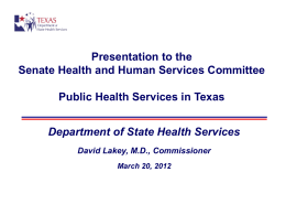DSHS-publichealth-032012 - Texas Department of State Health
