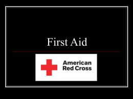 First Aid - Ms. DElio