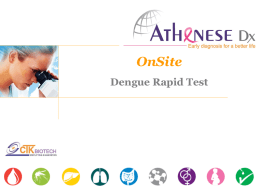 OnSite Dengue IgG/IgM Combo Rapid Test (R0061C)