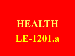 health - TeacherWeb