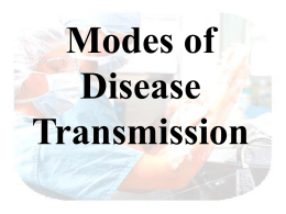 Modes of Transmission