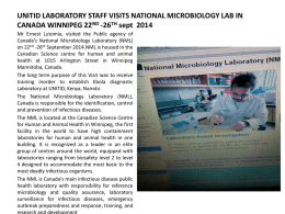 unitid laboratory staff visits national microbiology lab in canada