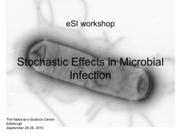Stochastic effects in microbial infection - National e