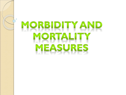 morbidity and mortality