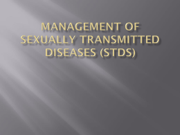Management of sexually transmitted diseases