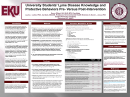 University Students` Lyme Disease Knowledge and