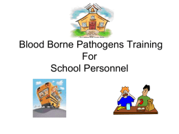 Blood Borne Pathogens Training