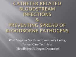 Bloodborne Pathogen Power-Point