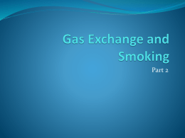 Gas Exchange and Smoking