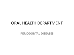 oral health department - Bugando Medical Centre