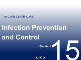 15. Infection prevention and control - Care