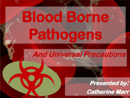 Blood borne Pathogens