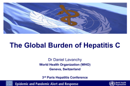 The Global Burden of Hepatitis C