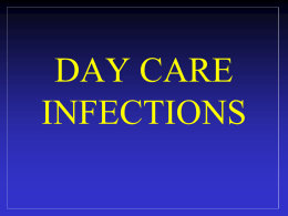 Day Care Infections - Virginia Head Start Association