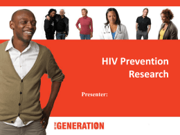 Slide 1 - HIV/AIDS Network Coordination