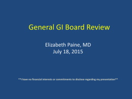 I.M. GI Board Review