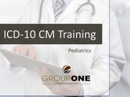 ICD-10 CM Training