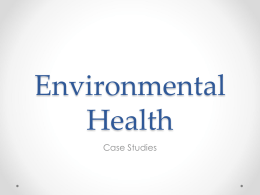 Environmental Health - Gilbert Public Schools
