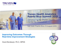 Improving Clinical Outcomes through Real