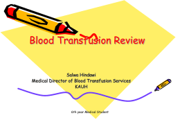 Hemat8-Tranfusion Medicine