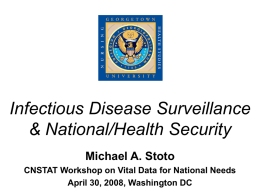 Vital statistics system approaches for public health surveillance