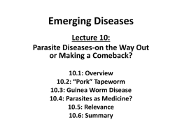 Set 10 Parasite Diseases
