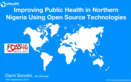 Improving Public Health in Northern Nigeria Using Open Source