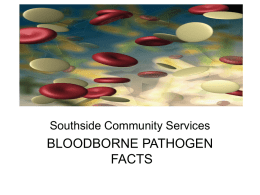 blood born pathogen facts - Southside Community Services Board