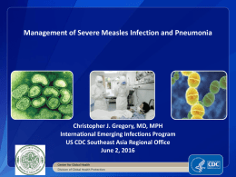 Country Director Briefing: Global Health Security and CDC*s Global