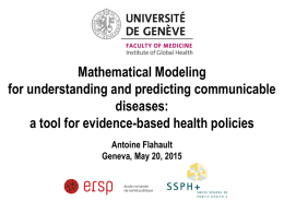 Mathematical Modelling of Infectious Diseases and Decision