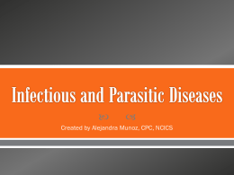 Infectious and Parasitic Diseases