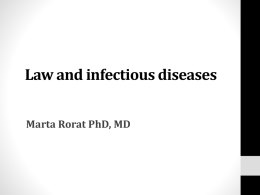 Infection/infectious disease