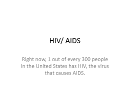 HIV/ AIDS - West Ada