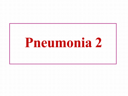 pneumonia IIx