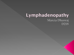 Lymphadenopathy is the enlargement/swelling of lymph