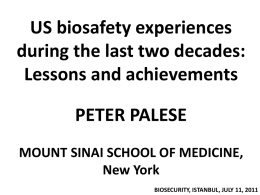 Peter Palese - The National Academies of Sciences, Engineering