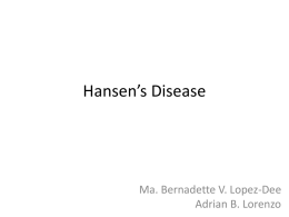 Hansen*s Disease