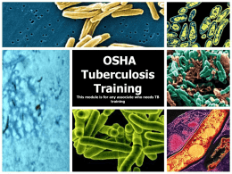 OSHA/Tuberculosis Training