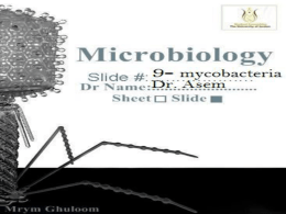 Mycobacteria-Chlamydia-Mycoplasa-