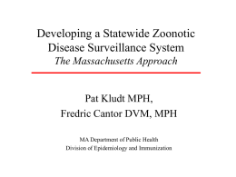 Developing a Statewide Zoonotic Disease Surveillance System