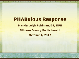 PHABulous Response Presentation 1042012x