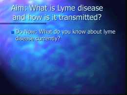 lyme disease - Forest Hills High School