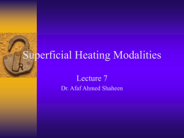 superfecial heating modalities