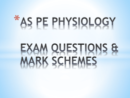 as pe physiology revision exam questions & mark schemes