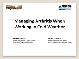 Does cold weather worsen arthritis?