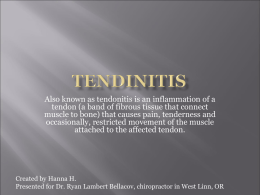 Tendinitis