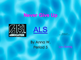 Never Give Up - Human Disease Project
