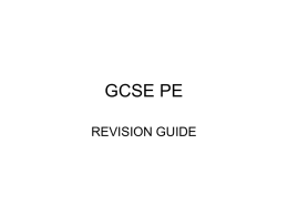 GCSE PE - The English International College